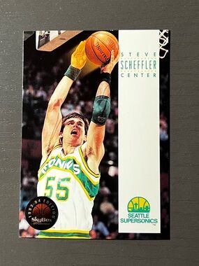 1993-94 SkyBox Premium #283 Steve Scheffler Seattle SuperSonics Basketball Card
